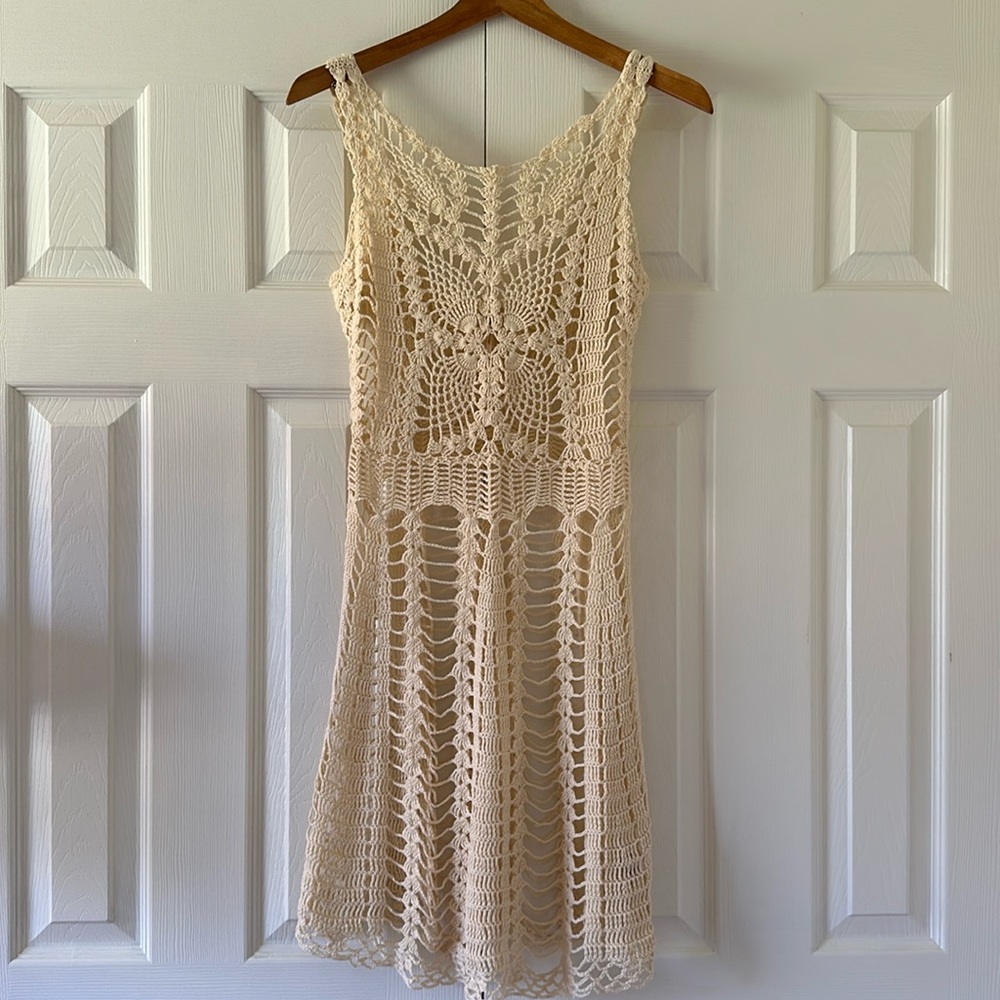 Free People Macrame Dress